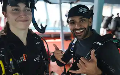 SSI Advanced Specialty Diver on the boat