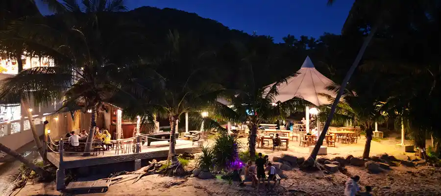 Drone shot of Drift by Crystal Dive Koh Tao