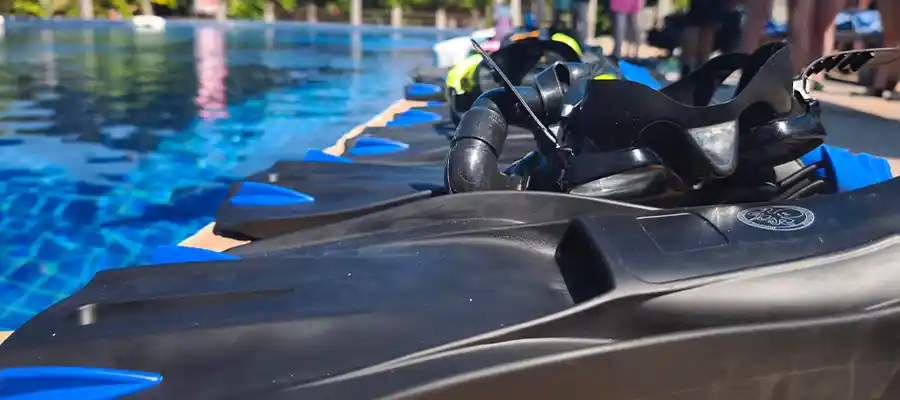 How to start scuba diving with pool session