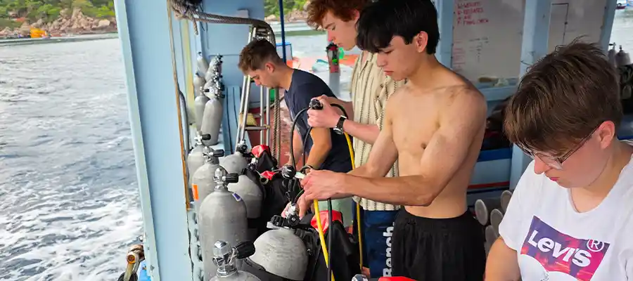 Beginner diving course with Crystal Dive Koh Tao